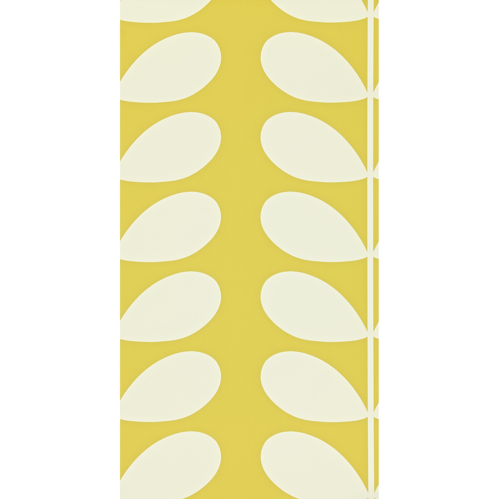 Giant Stem Wallpaper 110392 By Orla Kiely In Mimosa Yellow